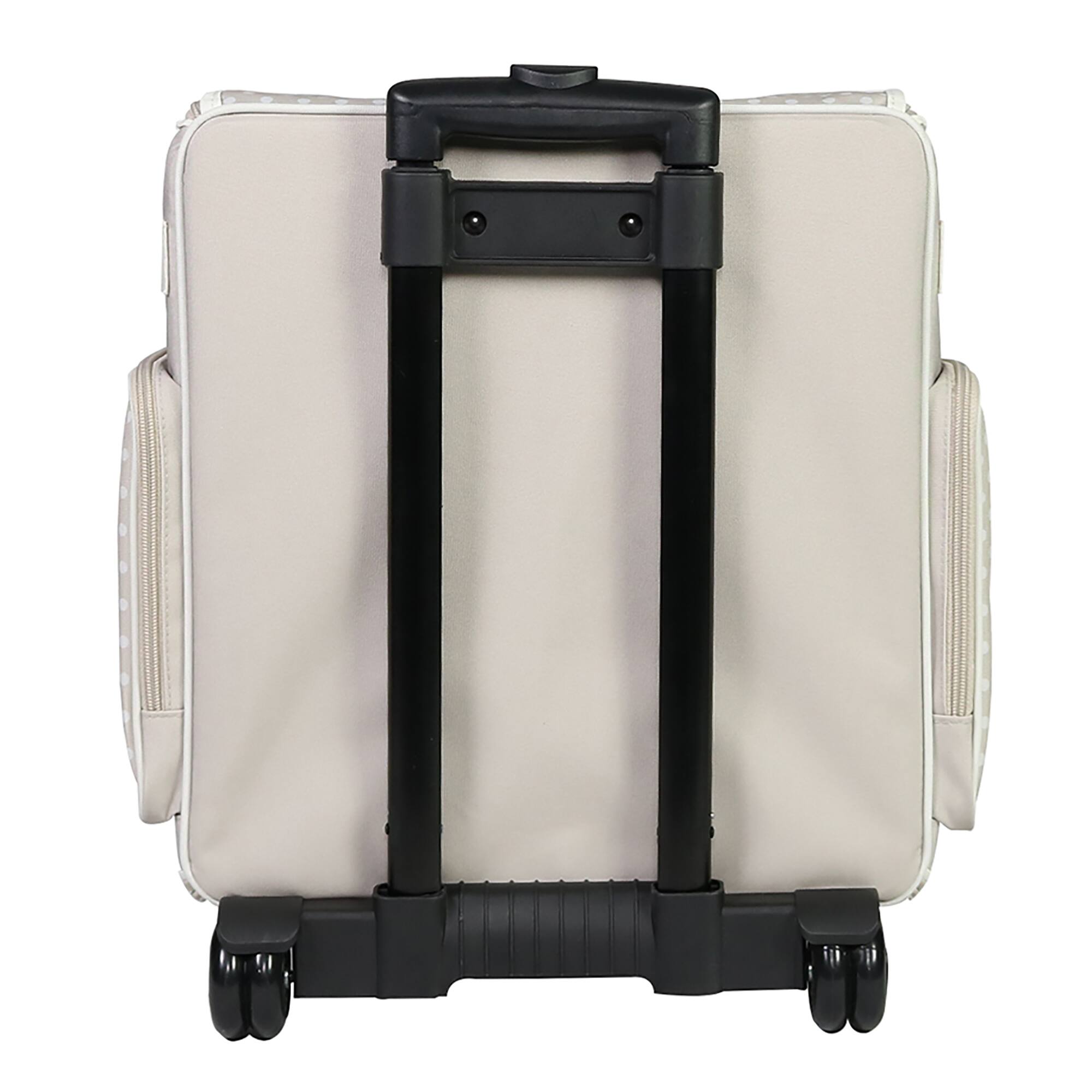 Everything Mary Tan Dot Rolling Scrapbooking Case